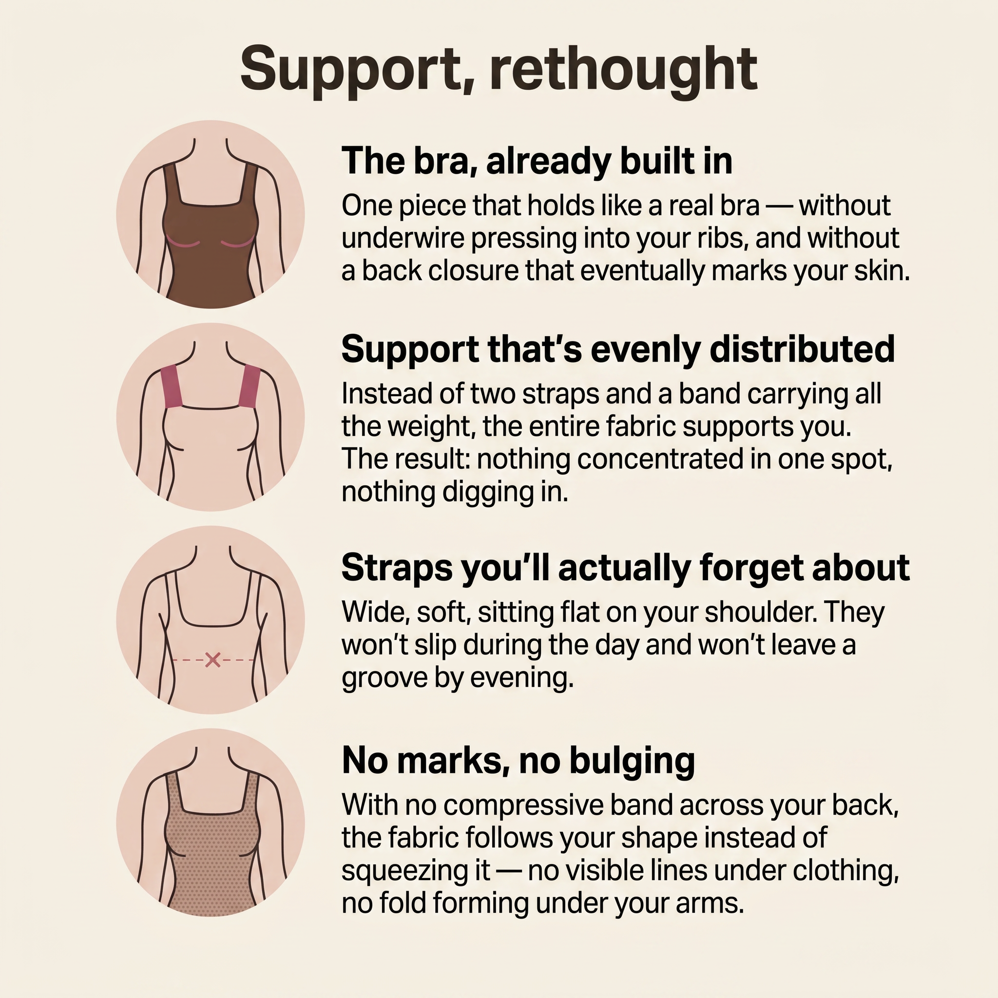 Kelvea's Built-In Comfort Bra Tank